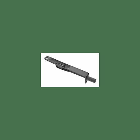 Patioplus 4 in. Square Corner Flush Bolt, Flat Black PA3239591